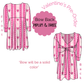 Heart Stripes Bow Back Peplum/Dress PRE-ORDER