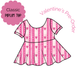 Heart Stripes Peplum PRE-ORDER