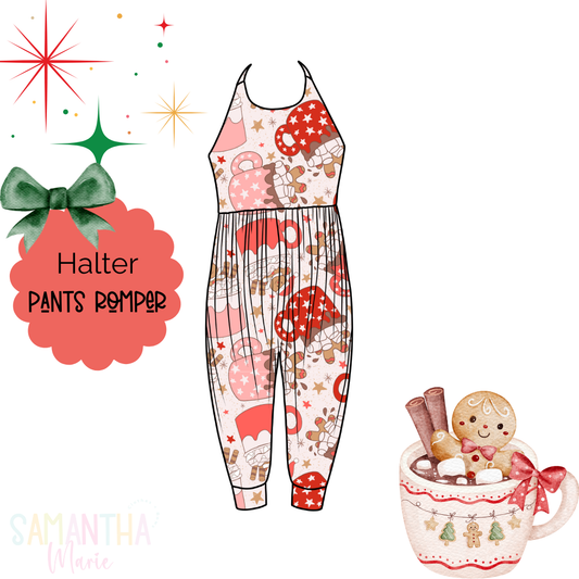 Hot Chocolate Pants Romper