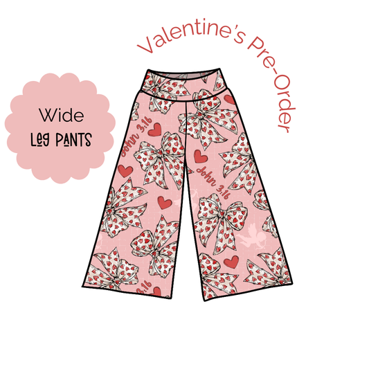 John 3:16 Wide Leg Pants PRE-ORDER