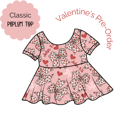 John 3:16 Peplum PRE-ORDER