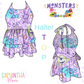 Monsters Halter Top