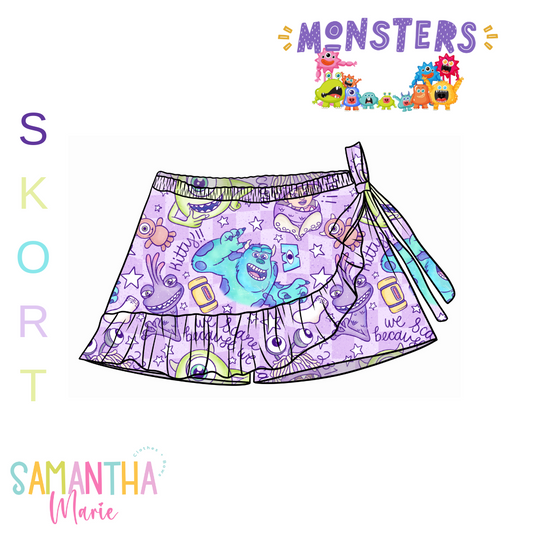 Monsters Skort