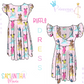 Princess Ruffle Sleeve Dress