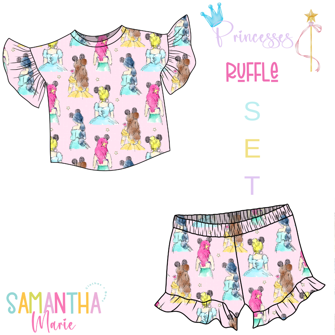 Princess Ruffled Set
