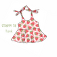 Strawberry Delight Strappy Tank PRE-ORDER