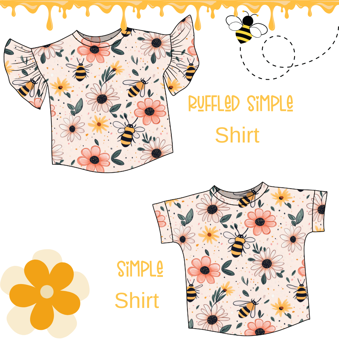 Bees Simple Shirt
