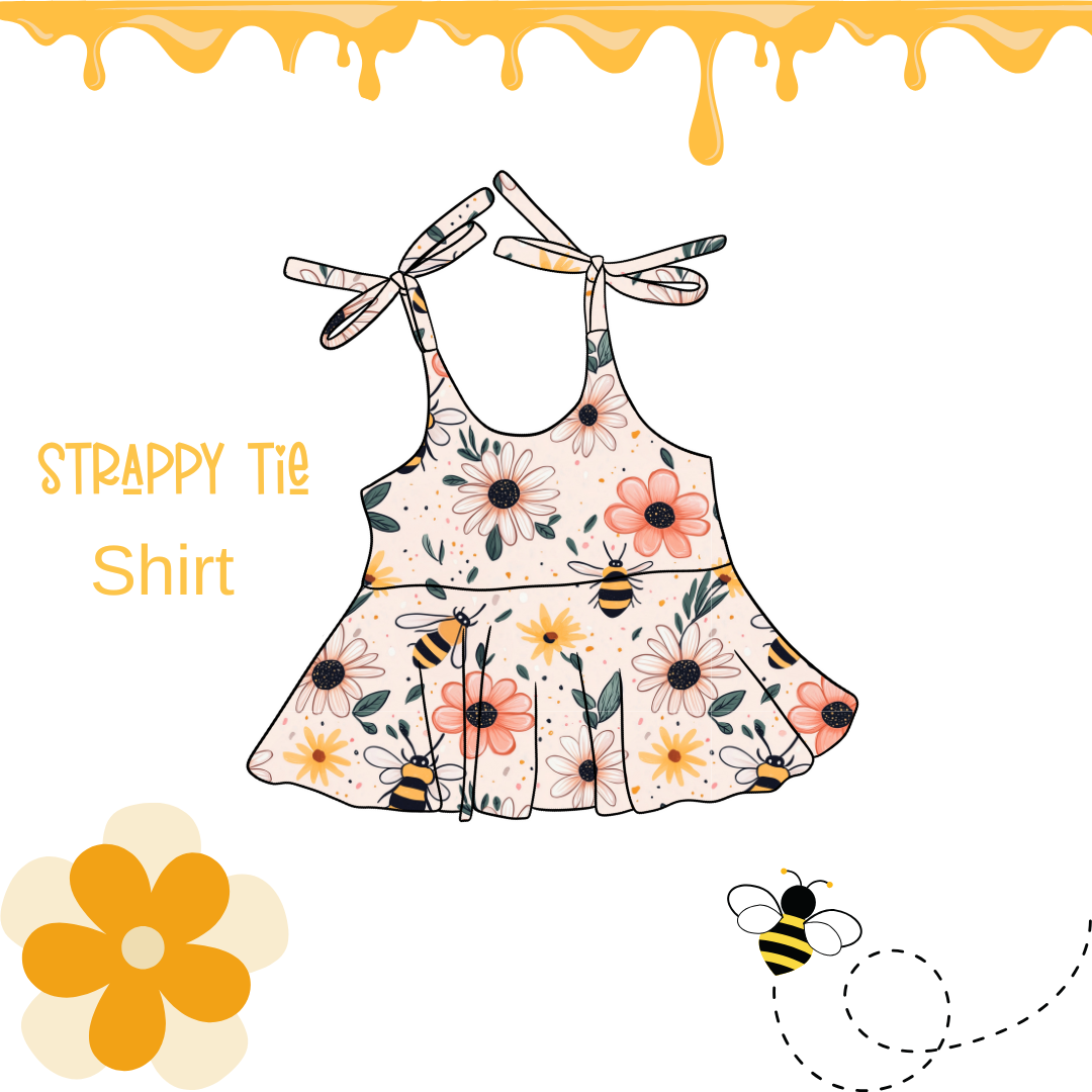 Bees Strappy Tank