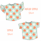Peachy Paradise Simple Shirt