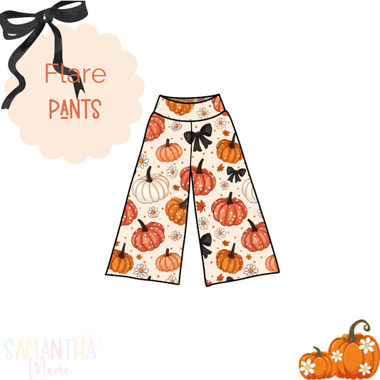 Pumpkins Wide Leg Pants